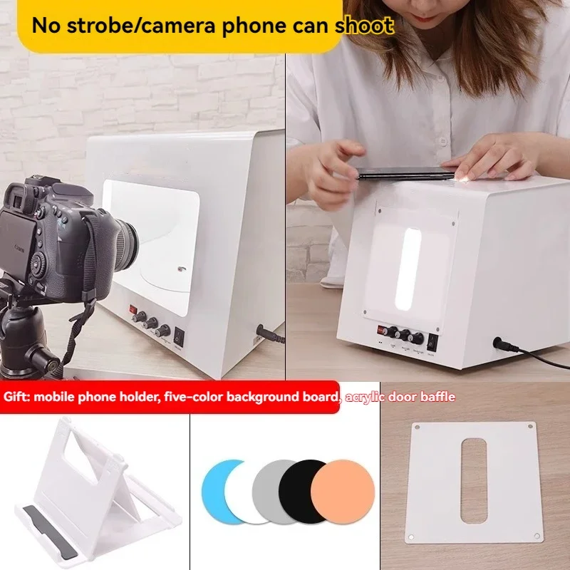 

Электрическая вращающаяся платформа, коробка для фотосъемки золотых и серебряных украшений, усовершенствованная электрическая фотостудия ShenTu для ювелирных изделий