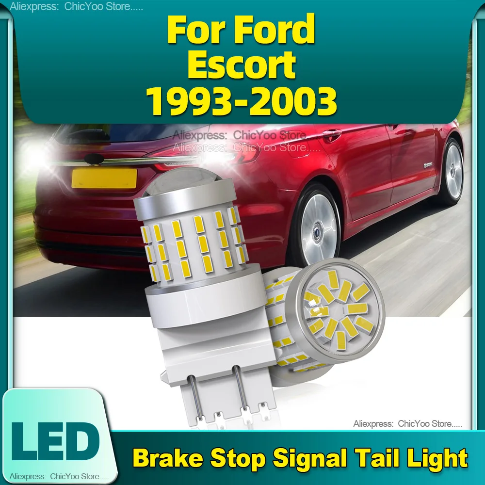 2Pcs High Quality 6000K LED Car Lamps Brake Stop Signal Tail Lights For Ford Escort 1993 1994 1995 1996 1997 1998 1999 2000-2003