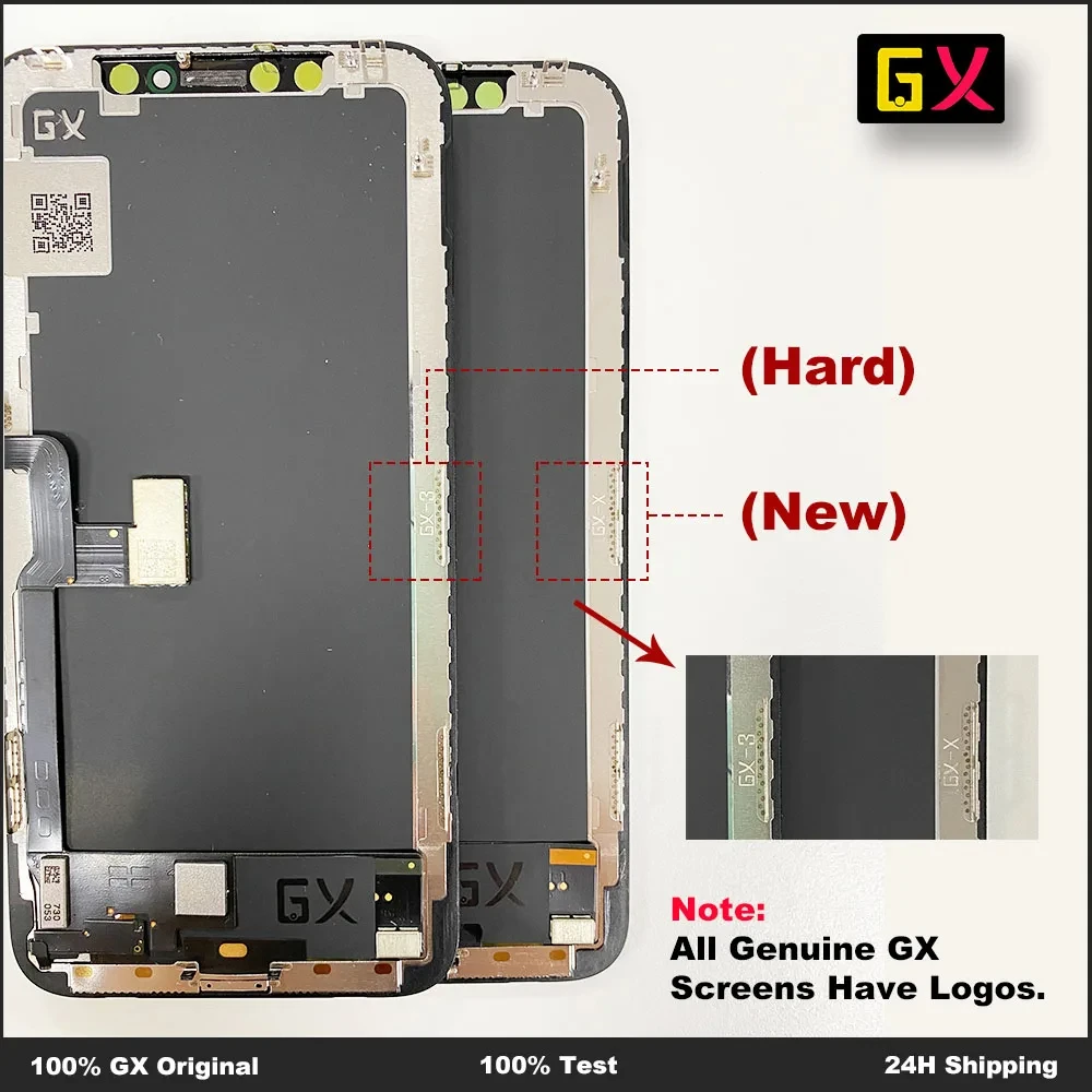 GX oled Display For iPhone xr 11 12 13ProMax 14plus pantalla For iPhone x xsmax LCD Screen INCELL Digitizer Assembly Replacement