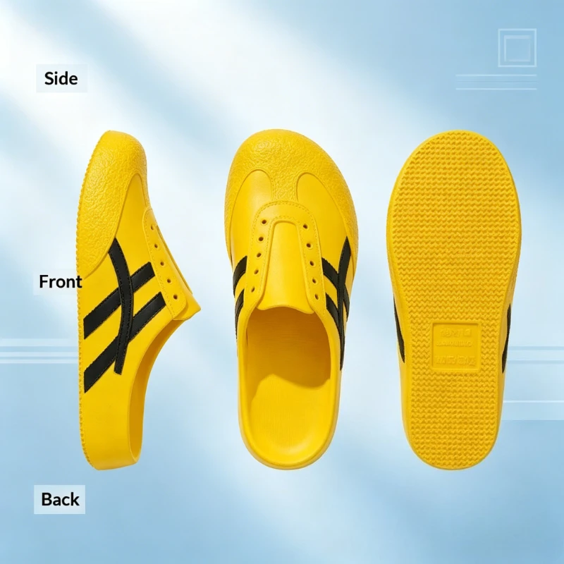 Mules et sabots plateforme en EVA pour femme, collection Printemps 2026 – Confortables, souples, faciles à enfiler, style décontracté, type baskets plates, grandes tailles jusqu'au 45