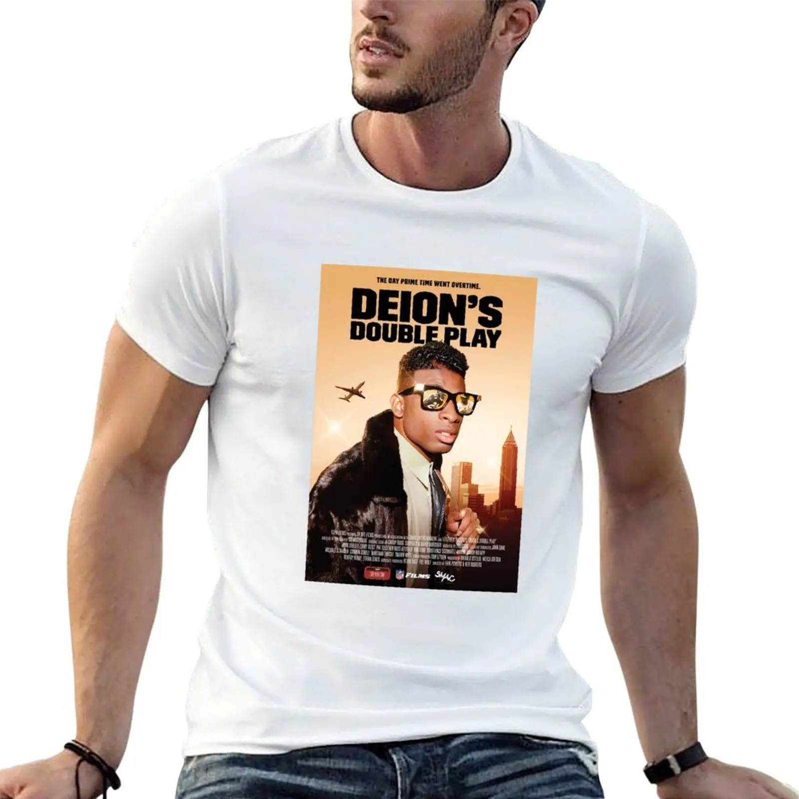 

Deion Sanders Double Plays T-Shirt funny t shirts dark humor g man t shirts for men T-Shirt