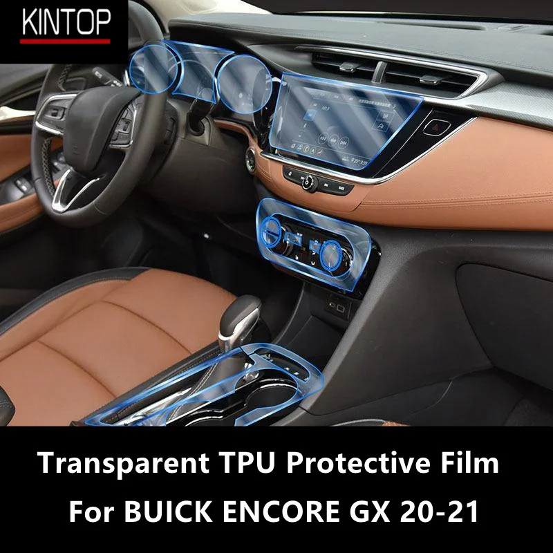 

For BUICK ENCORE GX 20-21 Car Interior Center Console Transparent TPU Protective Film Anti-scratch Repair Film Accessories Refit