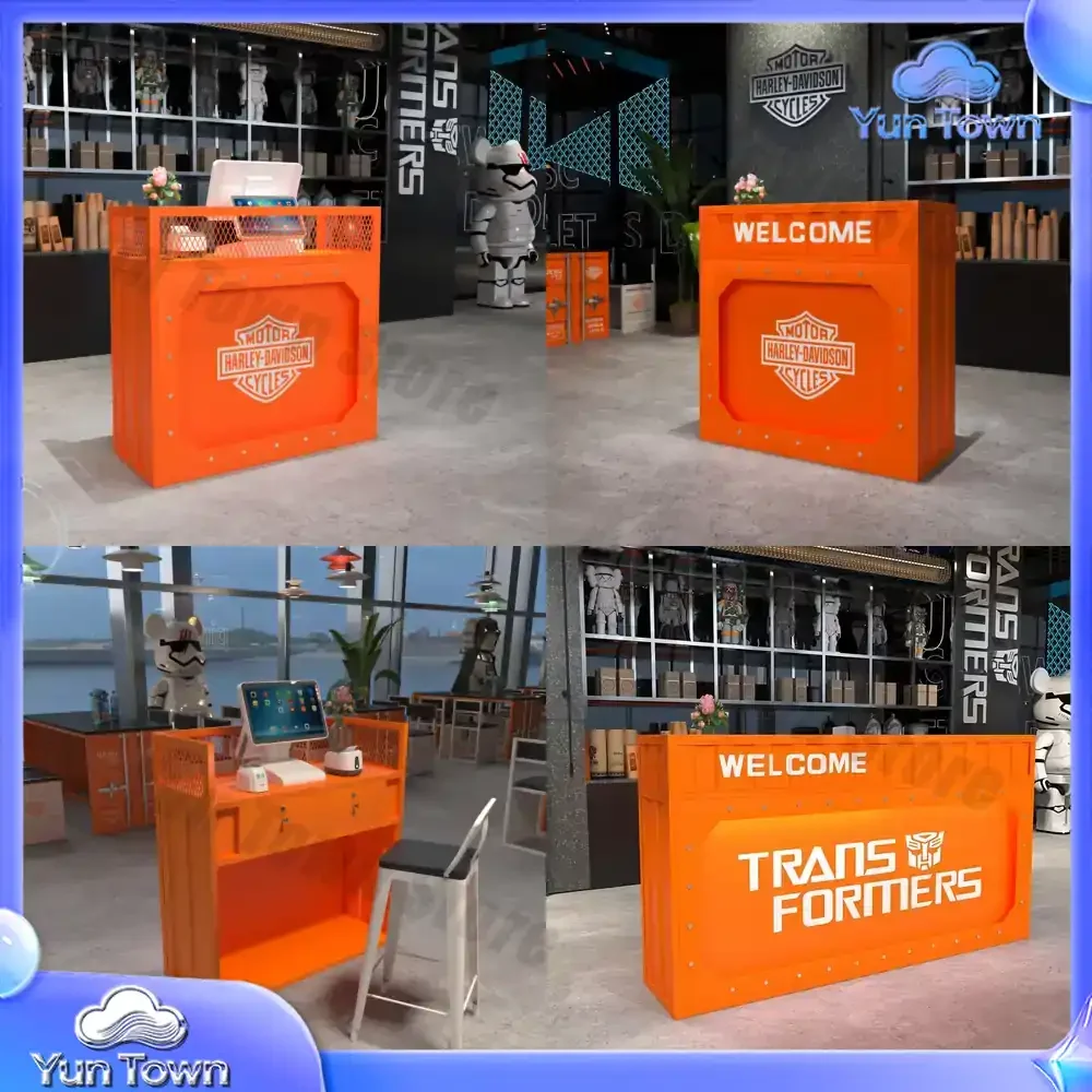 Commercial restaurant Small industrial style metal waterproof durable bar checkout page Restaurant