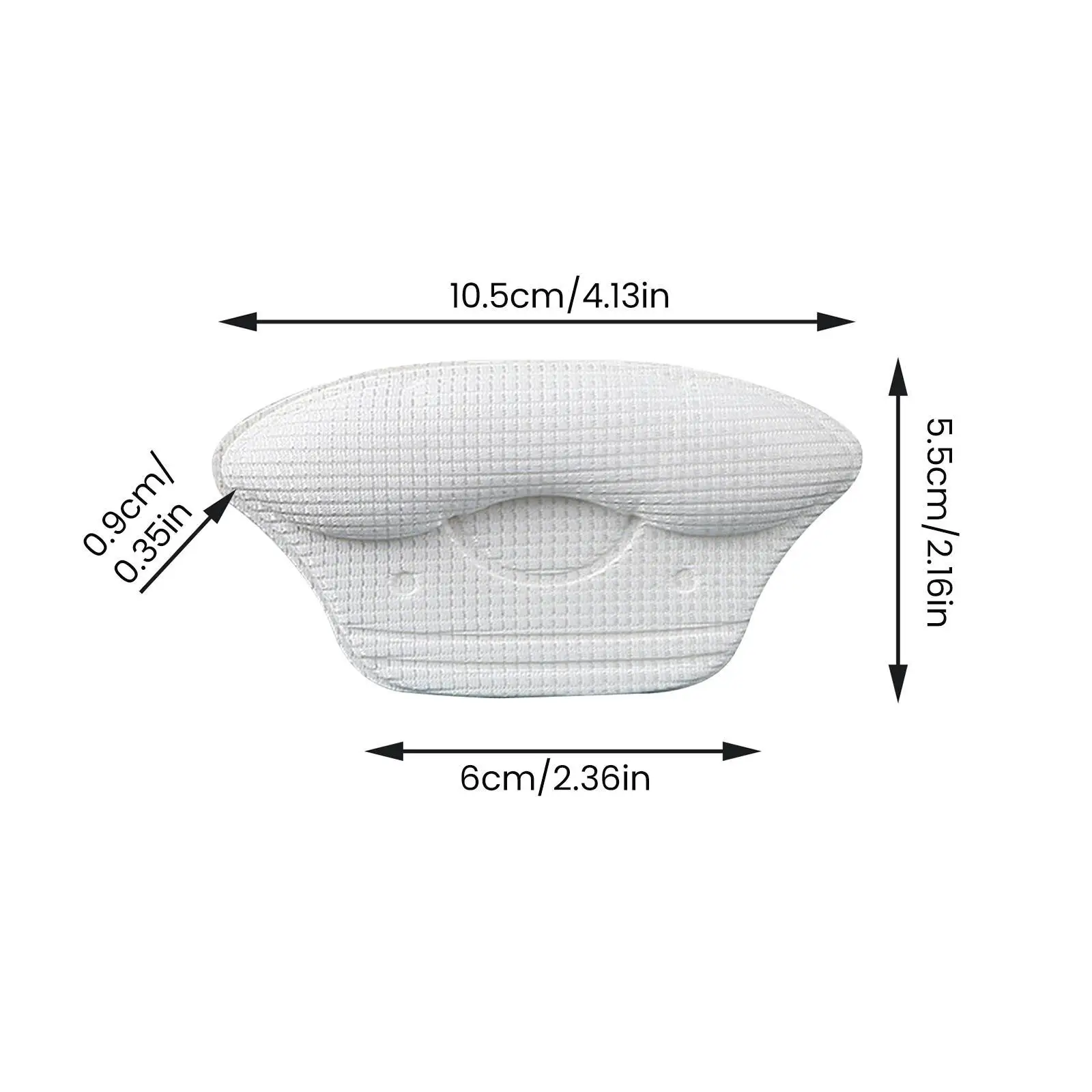2x Pads Inserts Grips Liner for Men Women,Back of Protectors Cushions Too From Slipping, Filler for Loose Shoe Fit