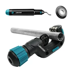 LIBRATON Pipe Cutter With Blade and Tube Cutter Deburring Tool Copper Cutter For 5/32” to 1-1/4” Thin Stainless Steel Tube