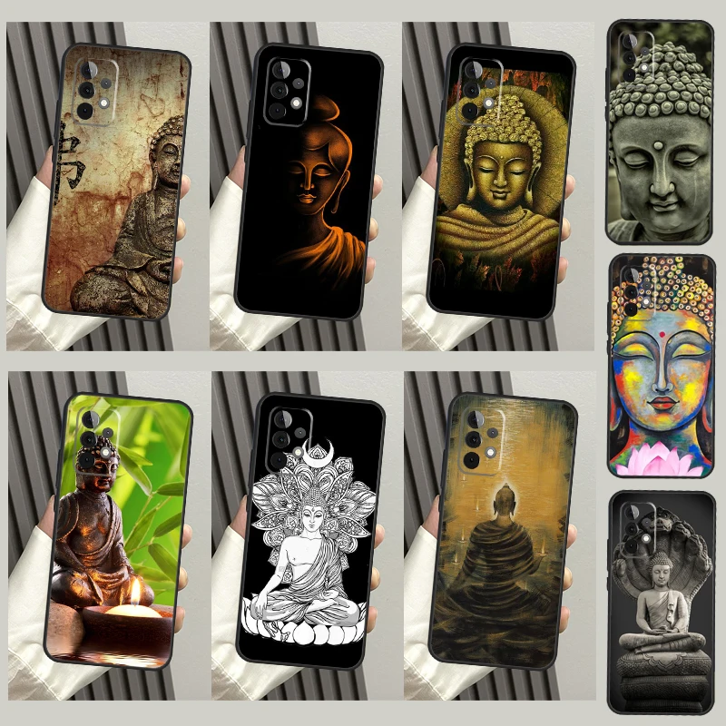 Gautama Buddha Case For Samsung Galaxy A54 A34 A52 A21S A12 A22 A32 A14 A13 A23 A33 A53 A73 A51 A71 Cover