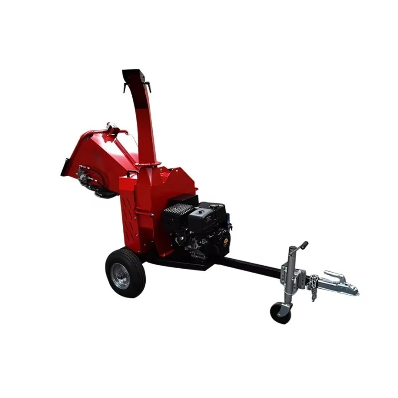 Professional Wood Chipper Shredder 11000W 380V 6t/h Capacity Small Wood Chipper Engine for Home Use High Quality Factory Direct