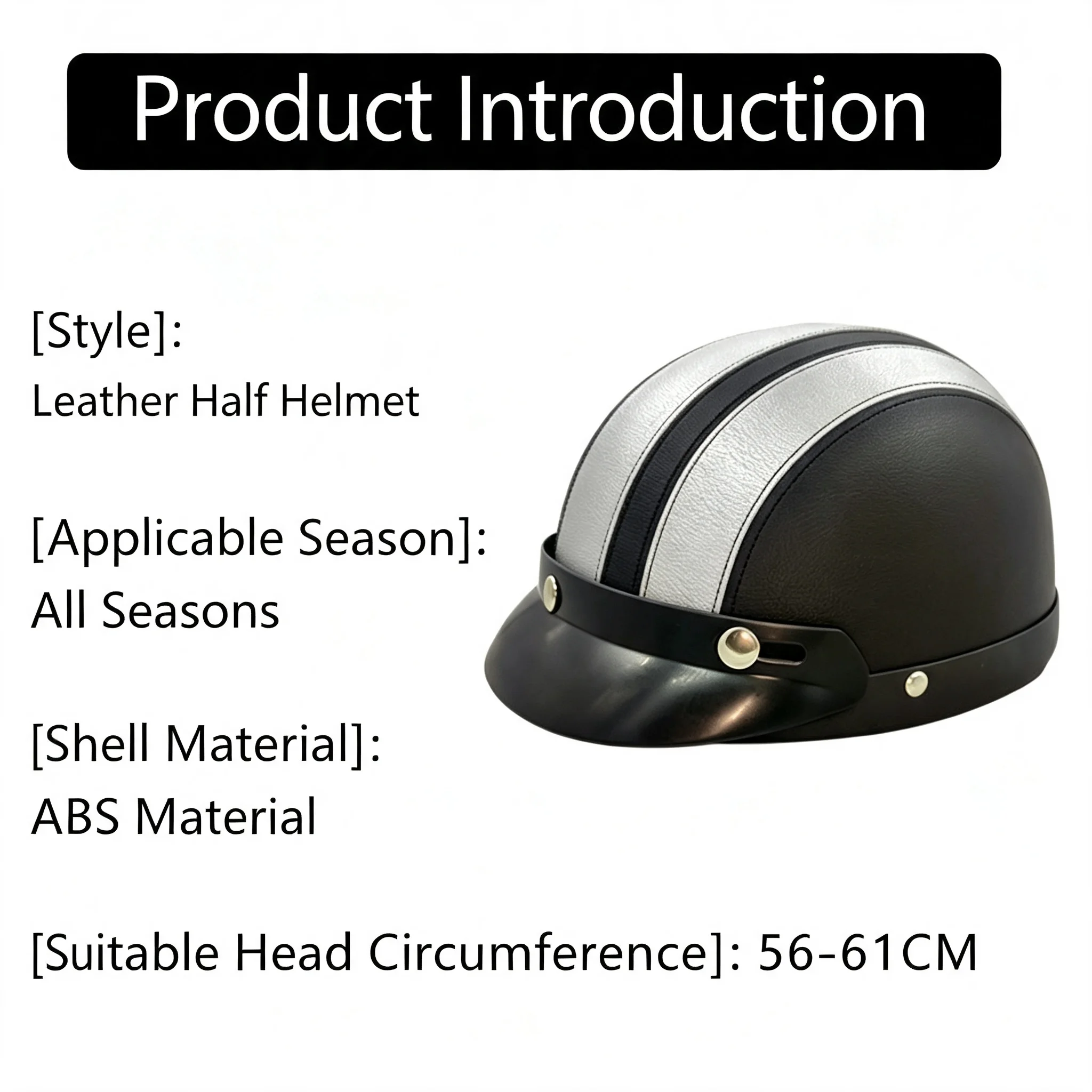 Capacete Vintage de Couro para - Motorcycle Gear Vintage avaliação e preço