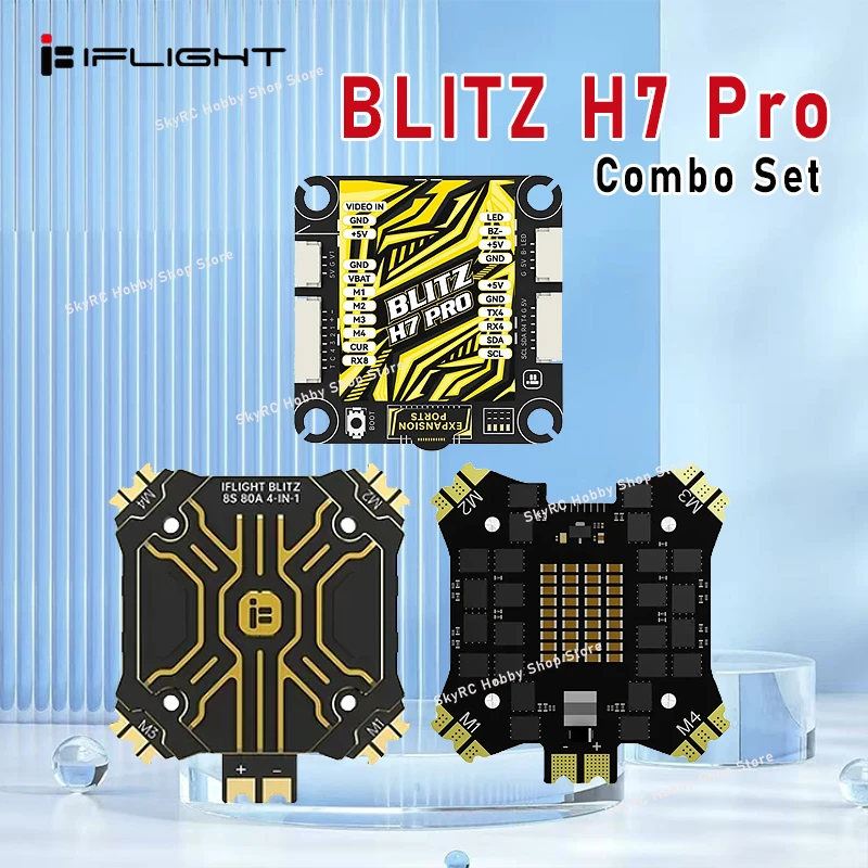 iFlight BLITZ H7 Pro Combo Set with BLITZ E80 Pro 4-IN-1 ESC (With CNC Alum Cover or Without CNC Alum Cover) for FPV Parts