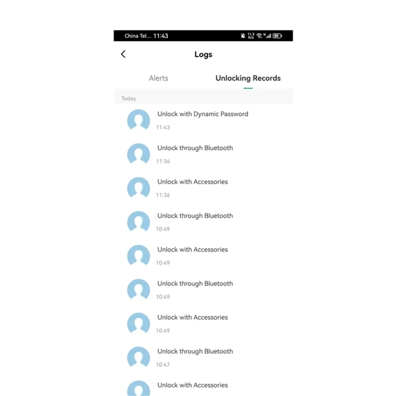 Tuya BLE Fingerabdruck-Riegelschloss-APP, automatische Verriegelung, Verzögerung mit Riegel, Passwort/Schlüssel/APP-Fernentriegelung (C)