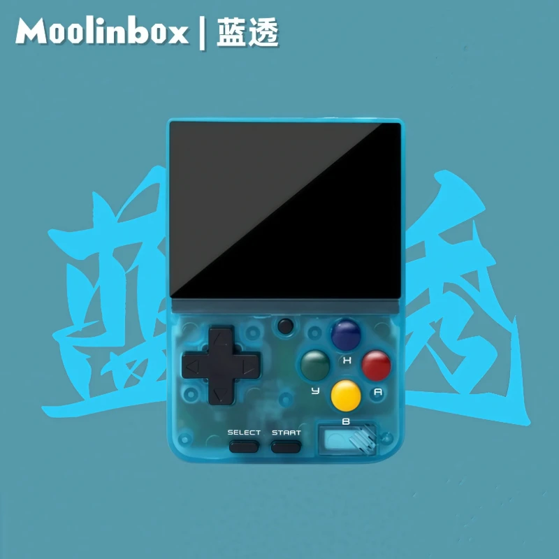 Moolinbox A10 Mini Retro Portable Game Console 2.8 Inch 640 * 480 IPS Linux Mini Open Source 2-Person WiFi PSP GBA Online Palm