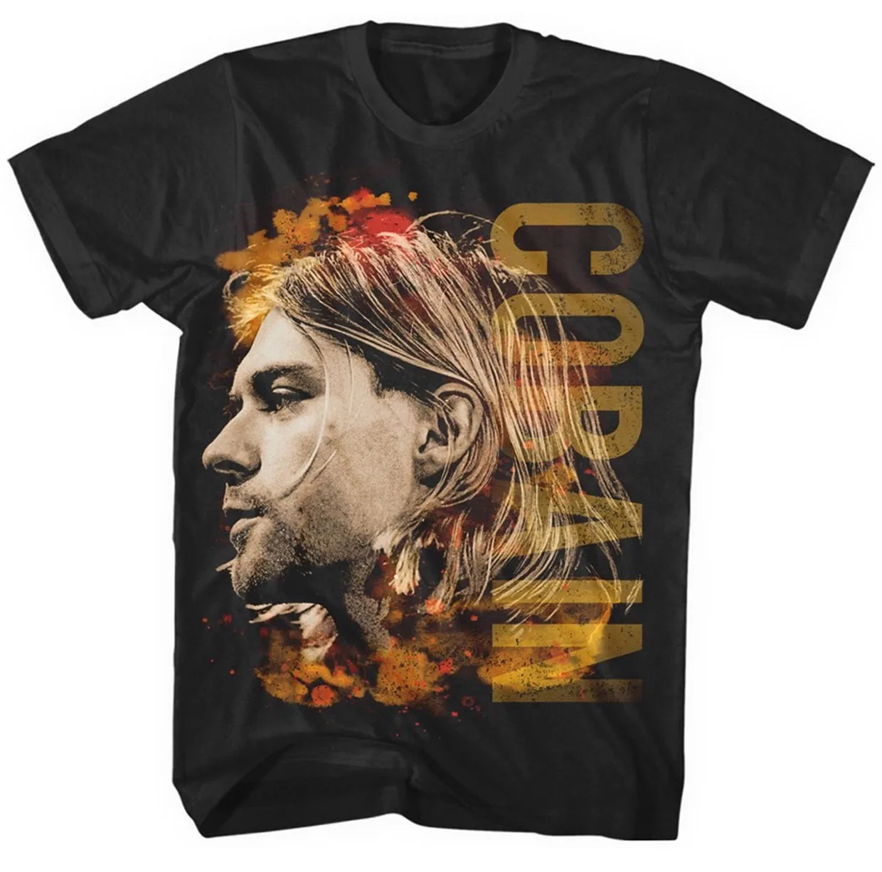 Camiseta Unissex 100% Algodão da Banda de Rock Nirvana Kurt Cobain, Camiseta Retro de Verão 2026 com Decote Redondo, Presente para Fãs
