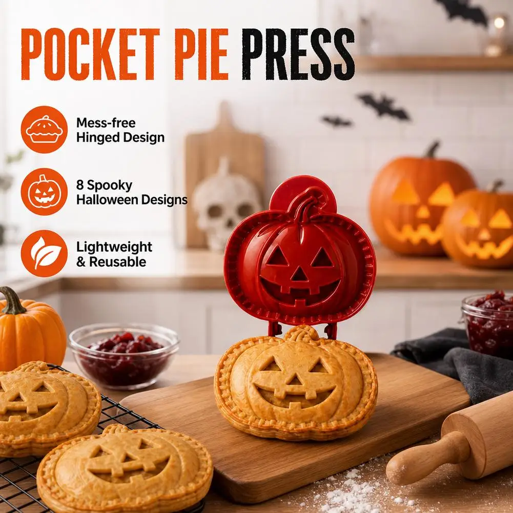 Halloween Hand Pie Molds,Cute Halloween-Themed Shapes Baking Tools,Perfect For Festive Parties And Kid's Snacks Making Tool