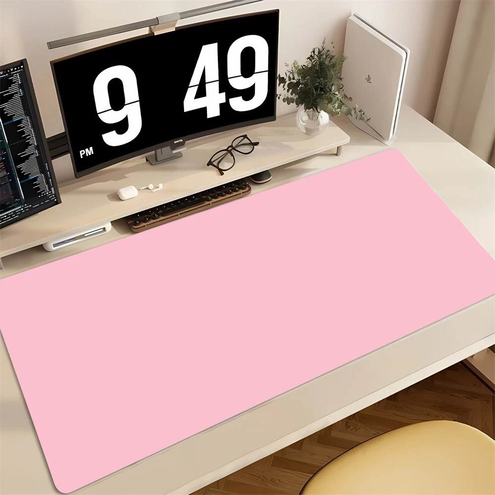 Large Gaming Waterproof Mouse pad Pure Pink Personalized Mou
