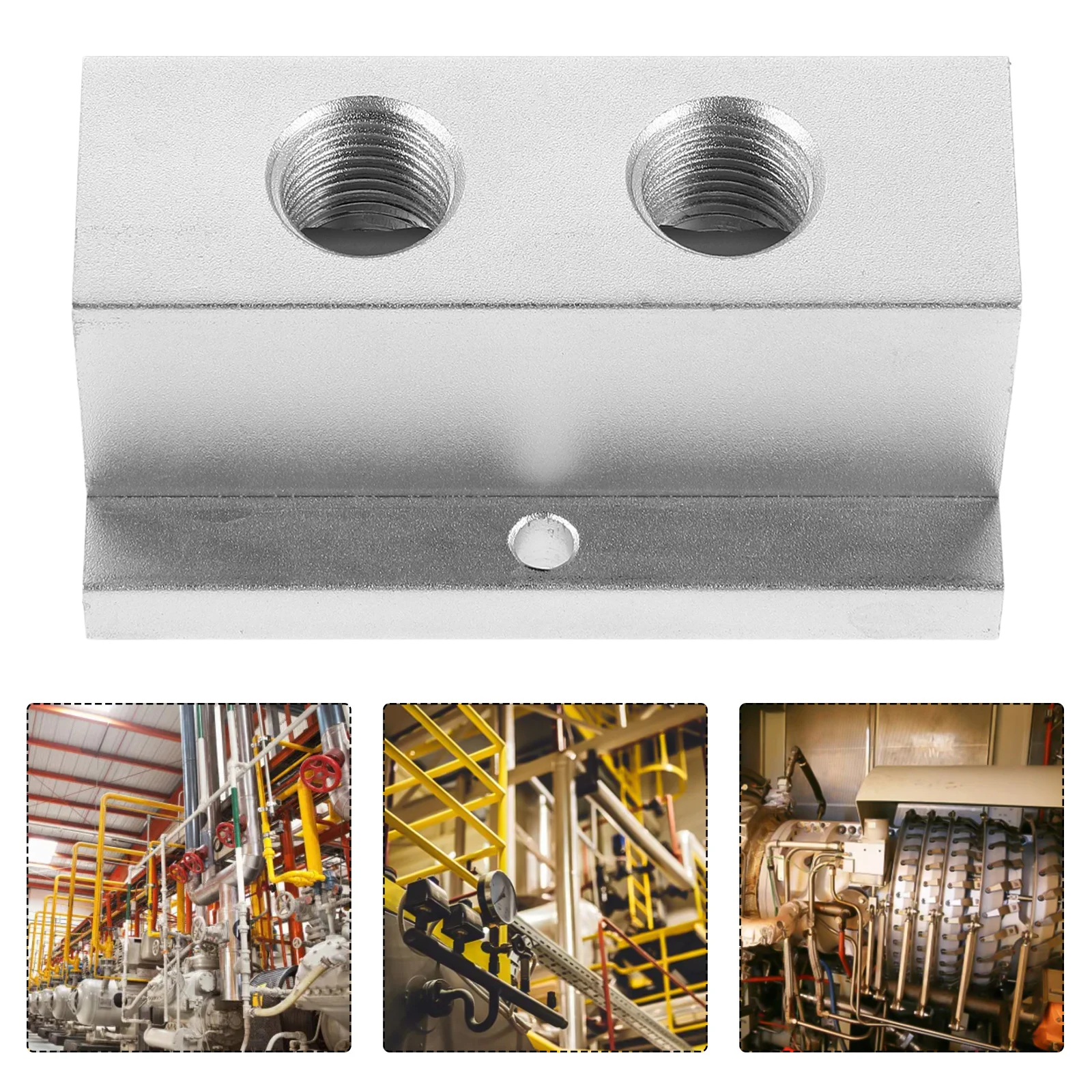 

T-Type Air Distribution Block Multi-Channel Gas Flow Distributor Pneumatic Manifold Compact Design Easy Installation Reliable