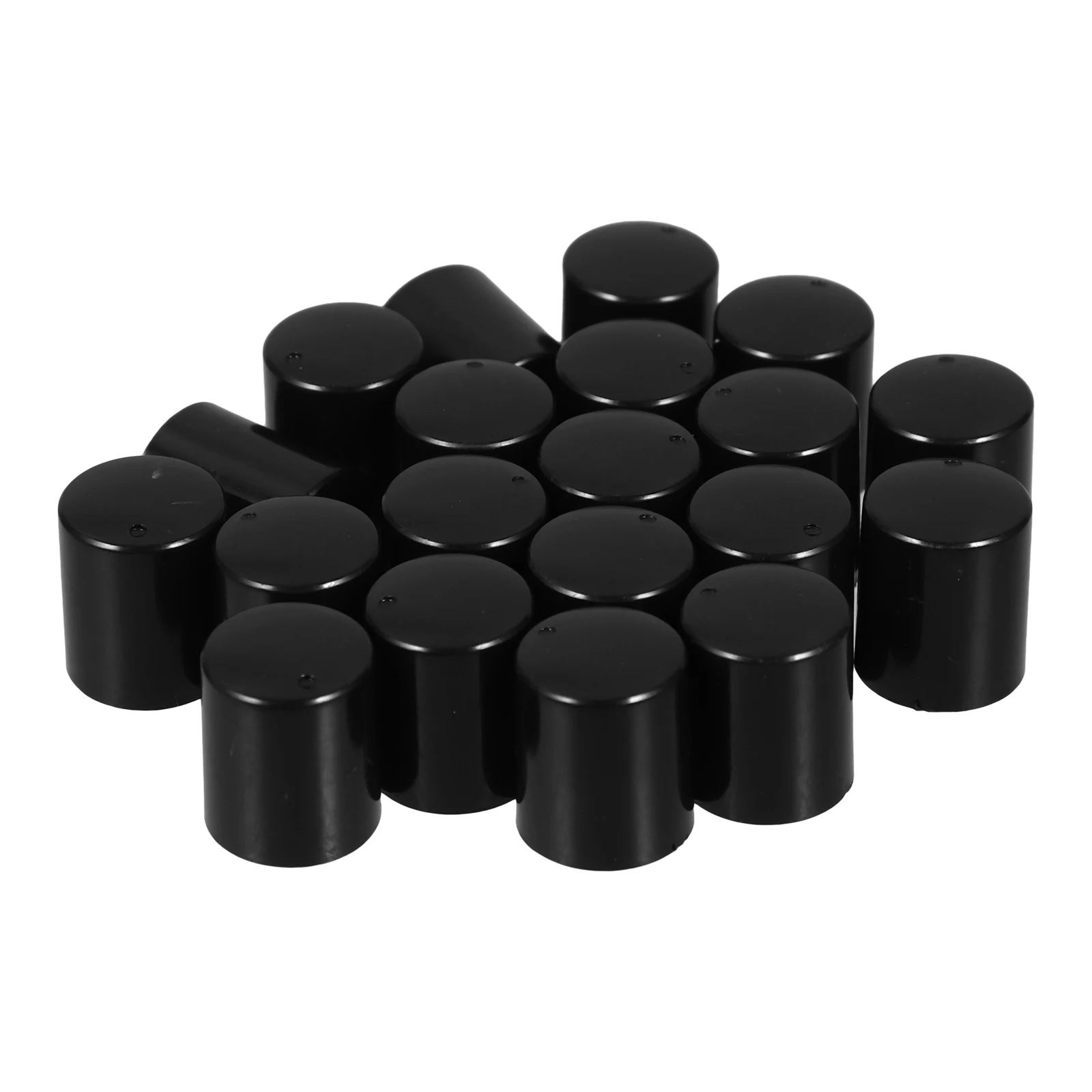 

20PCS Speaker Knob Black Plastic Adjustable Rotate Button for Guitar Effects Amplifiers Volume Turning