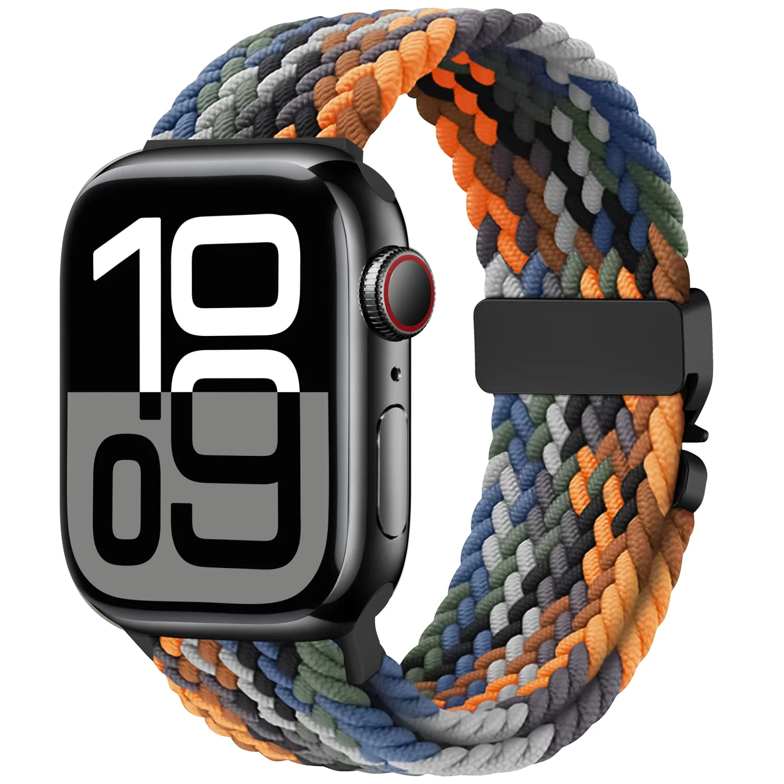 Correa para Apple watch Correa 46mm 42mm 45mm Ultra 49mm 44mm 41mm Correa deportiva de nailon trenzado iWatch Series 10 9 8 SE 5 6 7 pulsera