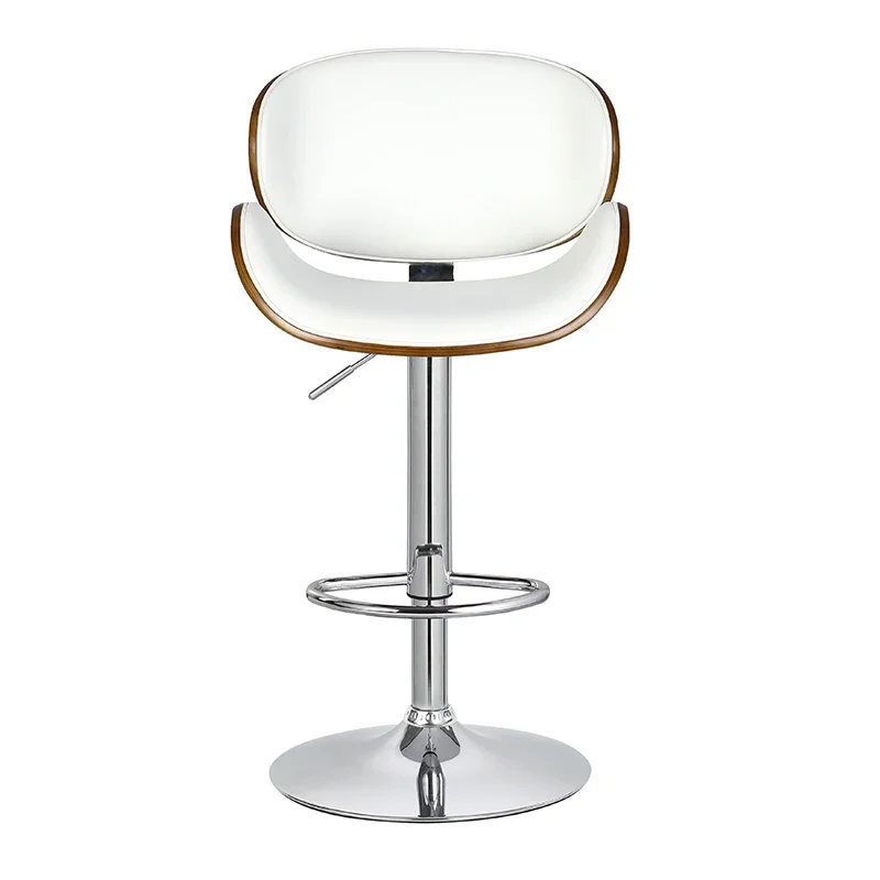 For Contemporary Luxury Leather Counter Height Swivel High Bar Stool Chair for Kitchen