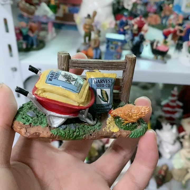 resin figure mental psychological sand table game box court therapy  seed  cart