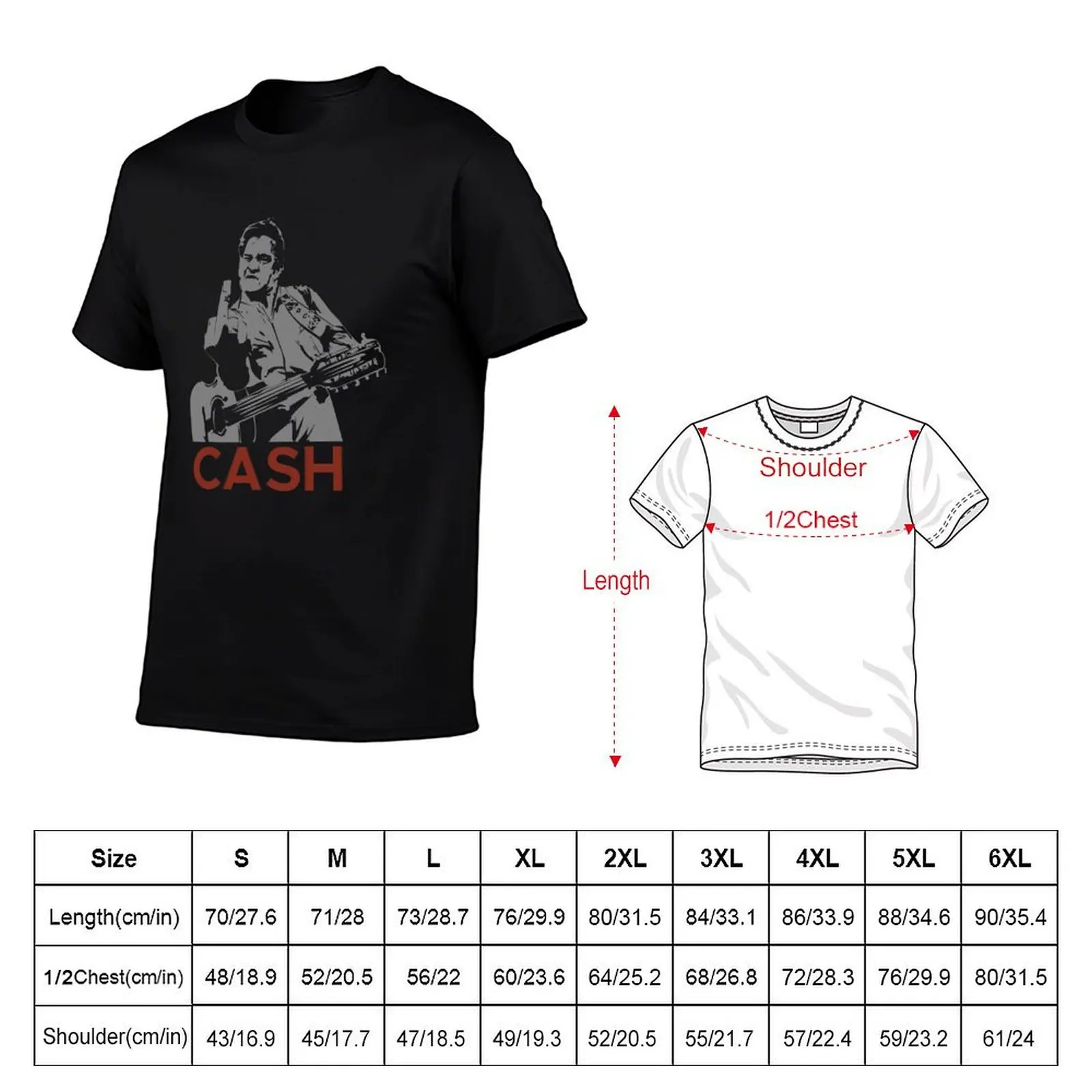 JOHNNY FINGER DISTRESSED T-Shirt Casual Fashion Print Tee Top T-Shirt
