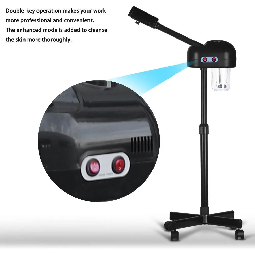 Pulverizador facial 800W dos cuidados dos termas do vapor da máquina do rejuvenescimento da pele do íon do vapor