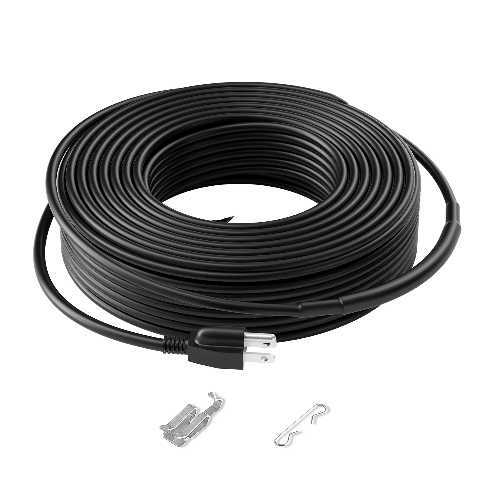 SucceBuy Self-Regulating Pipe Heating Cable Heat Tape for Pipes Roof Snow Melting De-icing Gutter and Pipe Freeze Protection