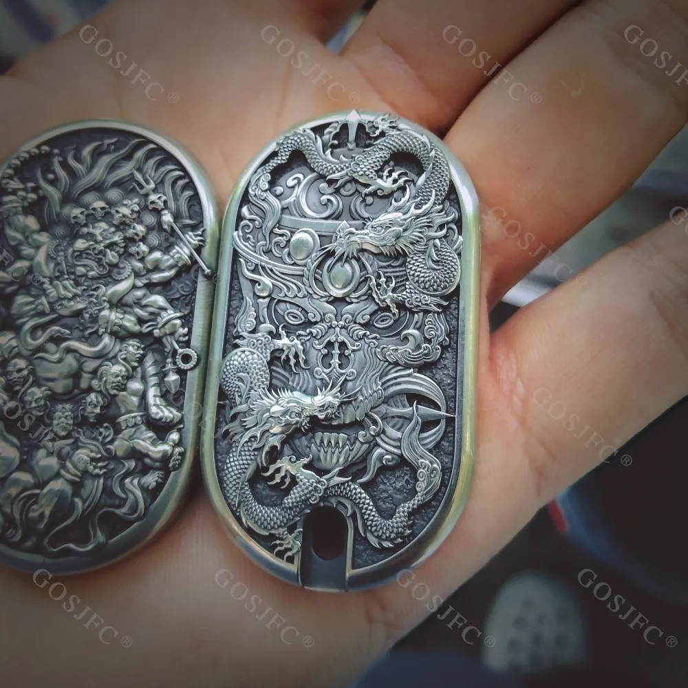 LEYANG EDC Push Slider Zintegrowany Slider Fidget z Rzeźbieniami, Miedziany, Obrotowy w Lewo i Prawo o 360 Stopni °   Zabawki antystresowe dla dorosłych