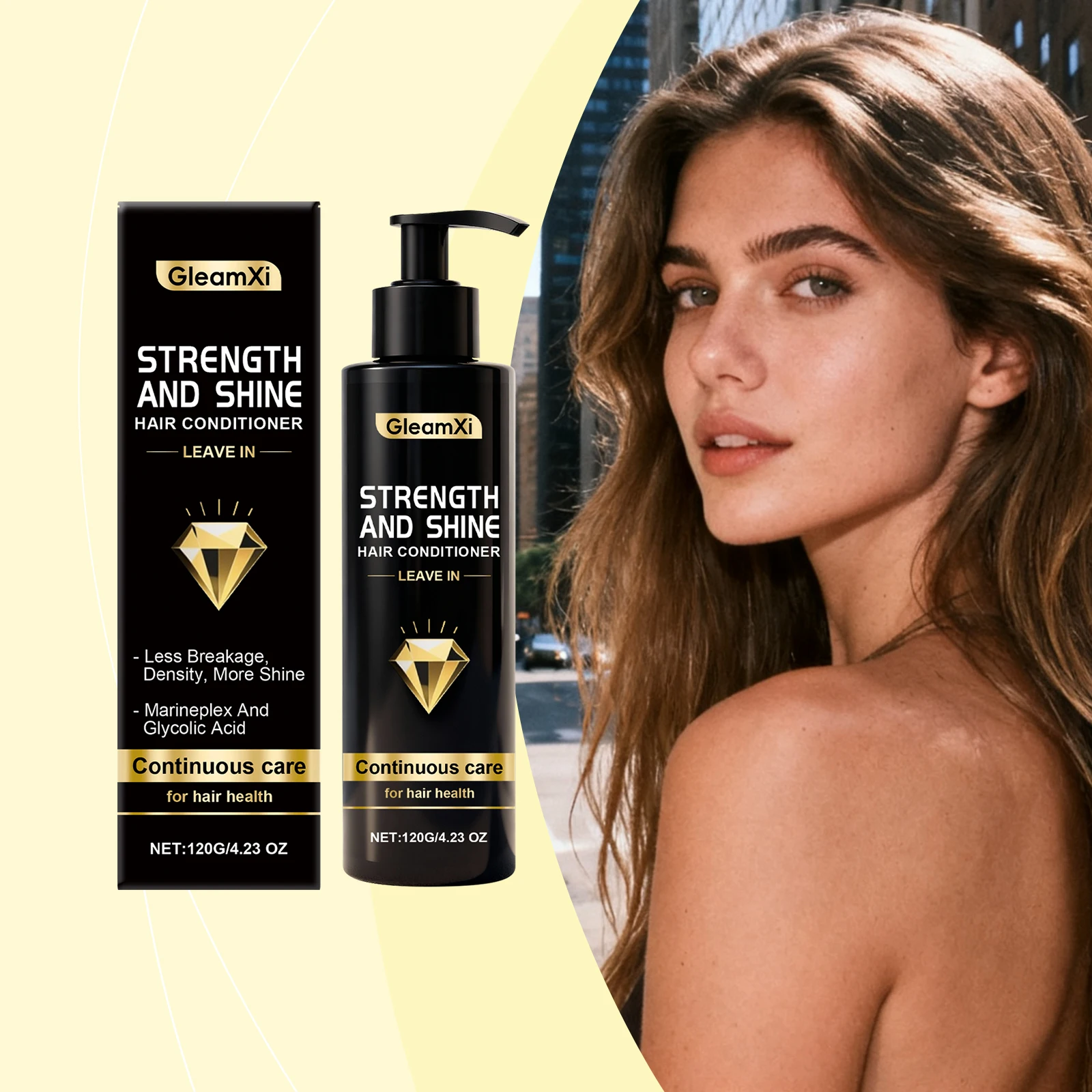 

Gloss Boosting Conditioner - Nourishes Scalp Gentle Moisturizes Smooths Strands Locks in Moisture & Improves Hair Breakage