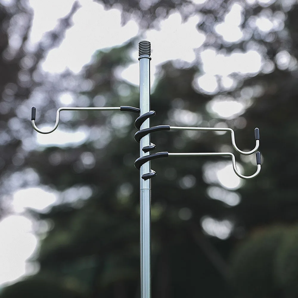 

Pole Lamp Hanging Clip Portable Stainless Steel Tent Lamp Holder Hook Clip Lamp Hanger Tent Hook Outdoor Lamp Holder Hook