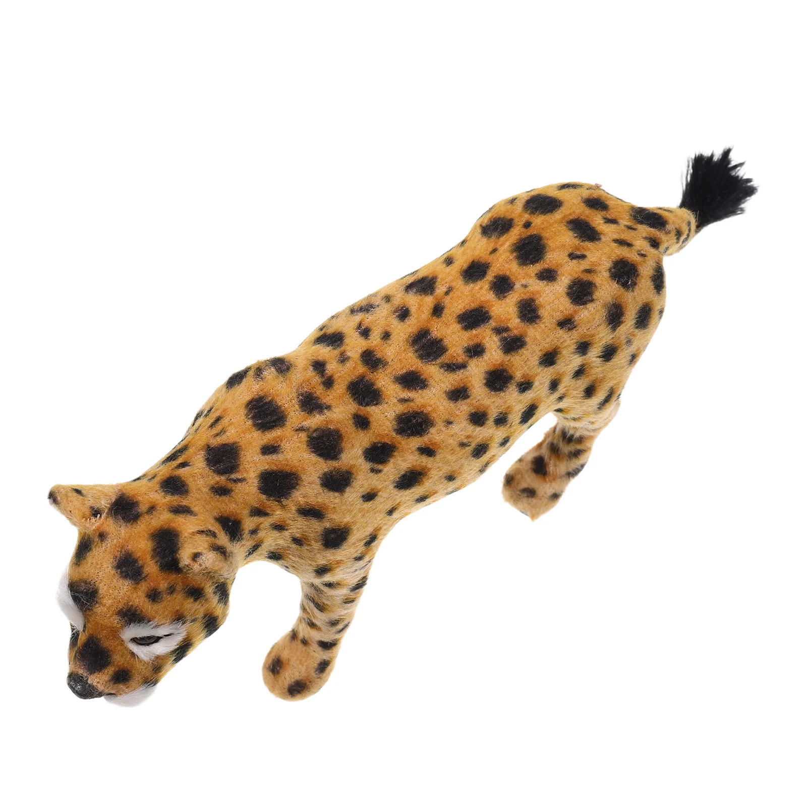 

Realistic Leopard Soft Plastic Wildlife Animal For Office Bookshelf Home Decor Simulation Action Figure Kids Educational Play