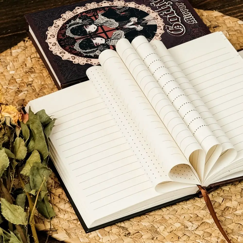 Gift Hand Ledger Gothic Notebook Vintage Stationery Diary Book Hardcover Retro Notepad Student