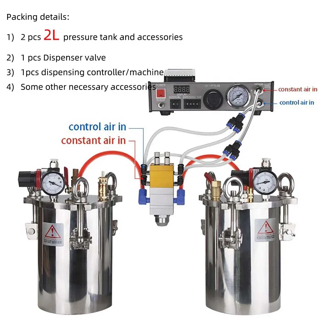 5L AB glue dispensing controller machine