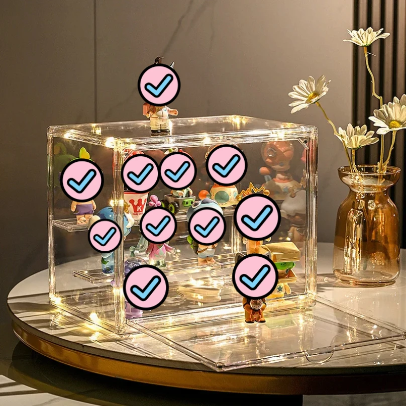 1Pc Three Layer Acr…