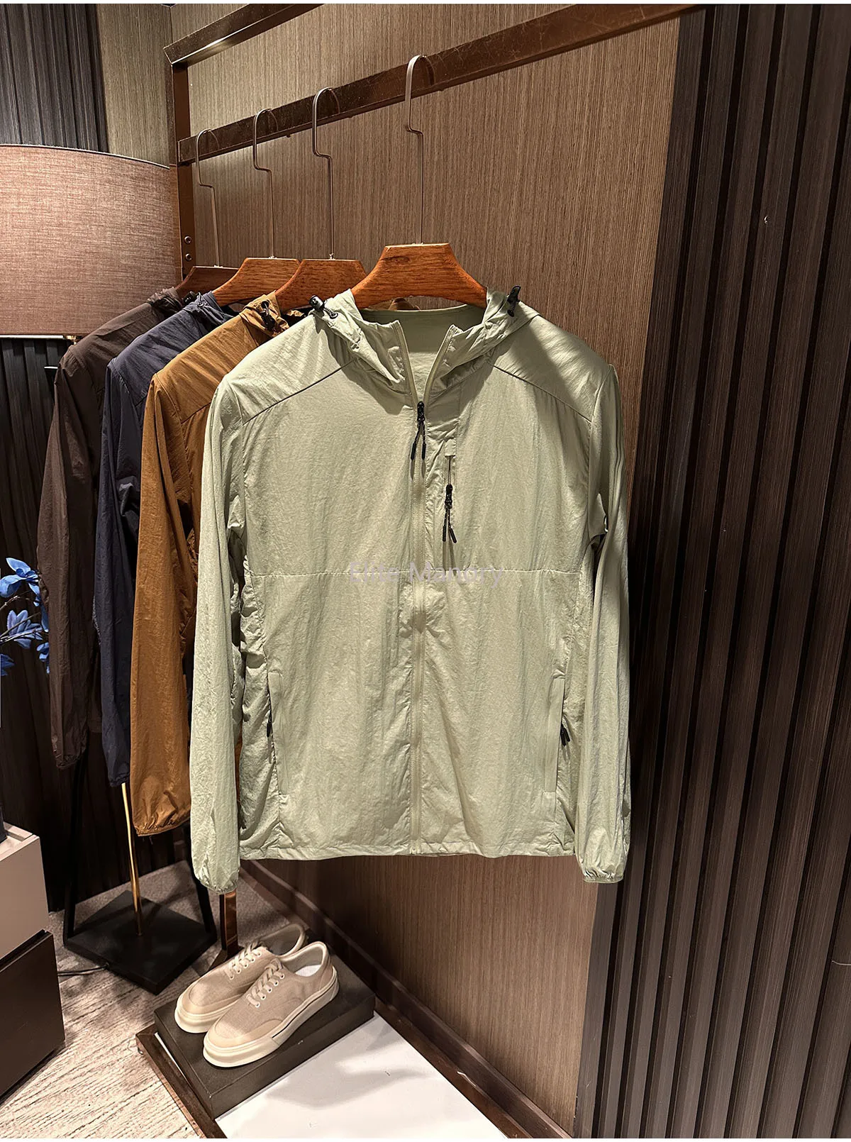 [Outdoor leisure BI preparation, sun protection quick-drying] 26 men's high-quality hooded clothes, UV protection sunscreen clot