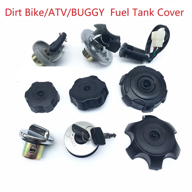 aluminum alloy fuel tank cover cap atv dirt pit monkey bike cap 50cc 250cc quad buggy lock motorcycle oil tank ttr ssr crf