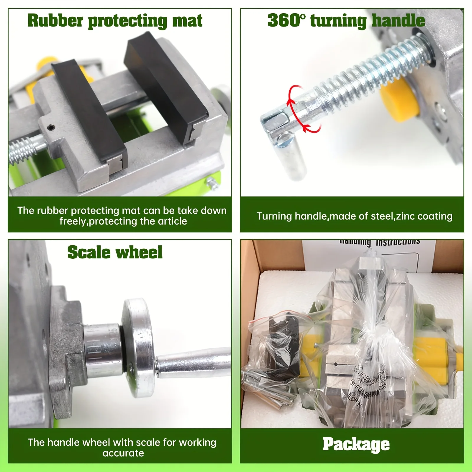 Precision heavy-duty cross pliers, bench drilling machine, cross slide vice, composite table bracket for milling