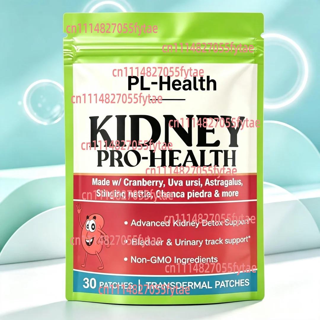 30 Patches Kidney Cleanse Transdermal Patches with Cranberry Extract Helps Support Healthy Kidneys & Urinary Tract Support