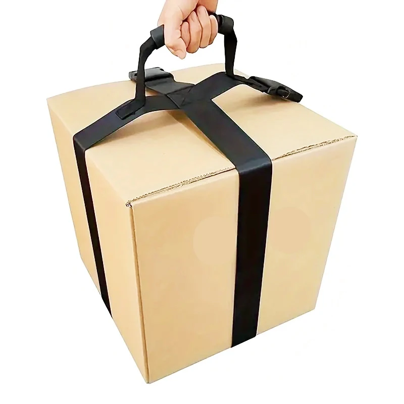 Hebegurt für schwere Gegenstände, Tragegurt, Möbeltransportgurt, Gepäckpackgurte, Transportgurte, erleichtert das Transportieren von Kisten und Gepäck. – Detail 5