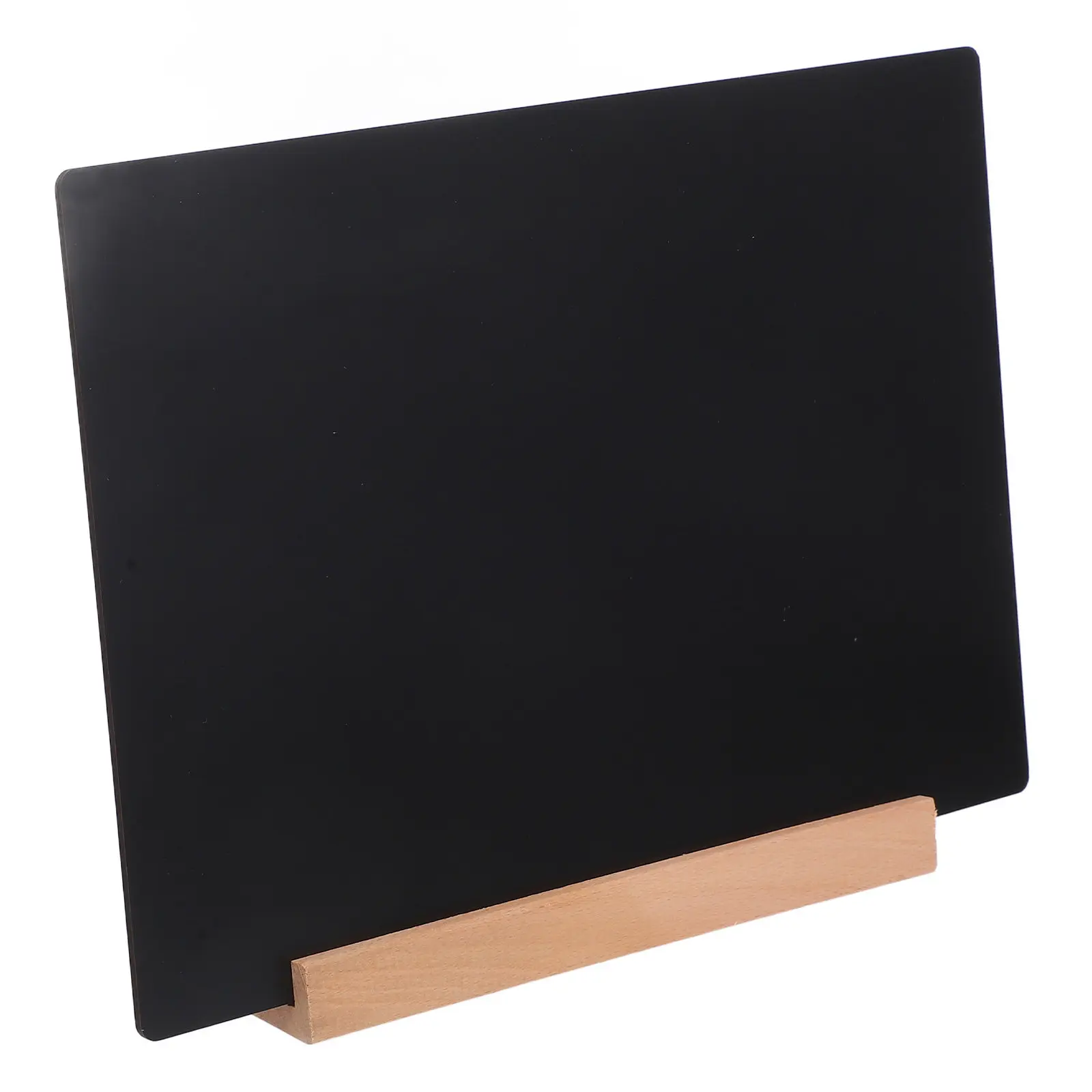 1Set Desktop Chalkboard Sign Standing Rustic Wooden Frame Erasable Message Board for Wedding Cafe Restaurant Menu Home Decor