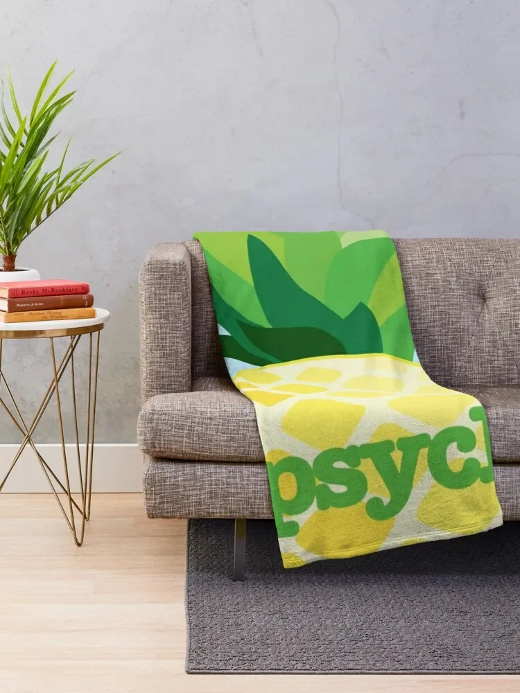 Psych TV- Pineapple Throw Blanket Furry Stuffeds Sofas Baby Blankets