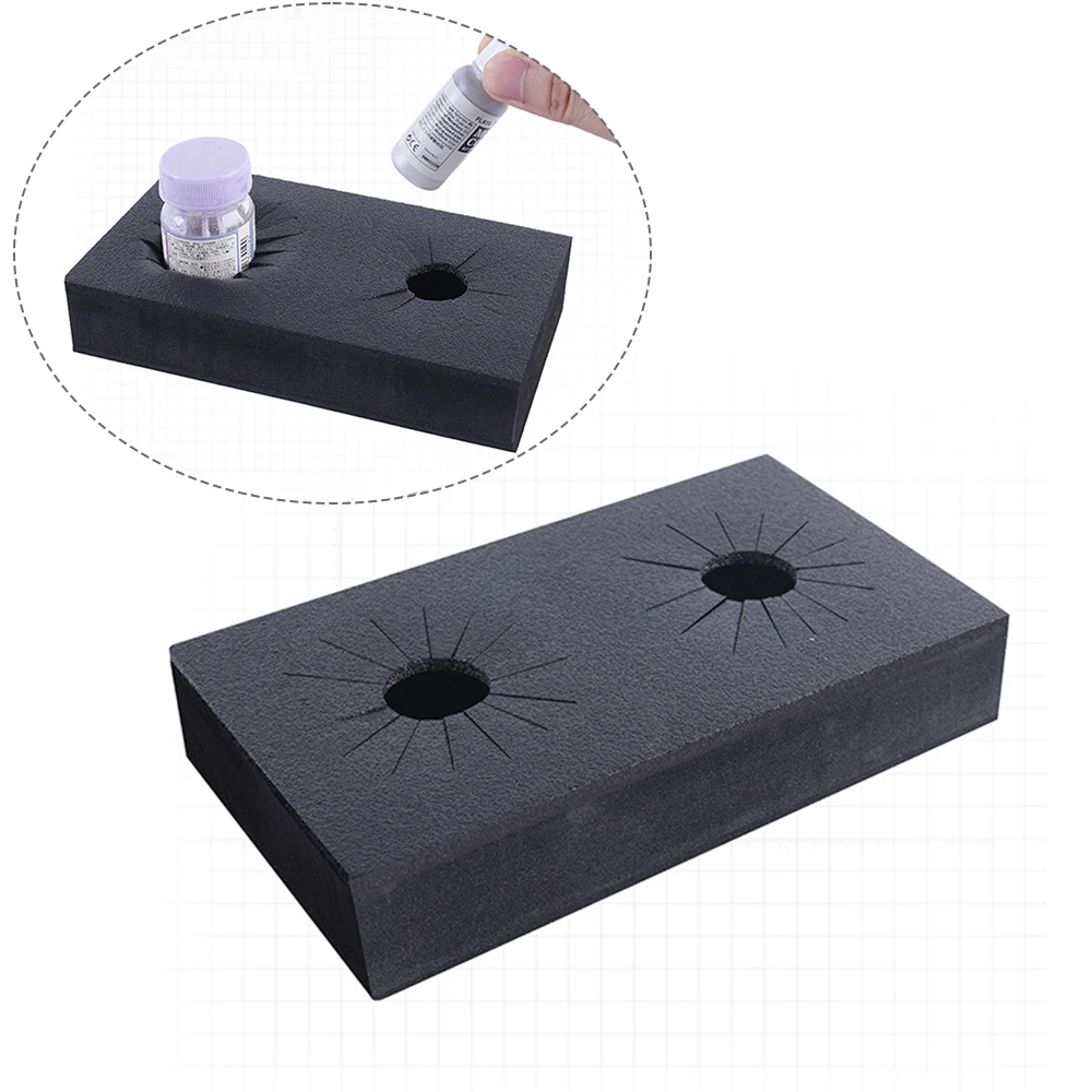 

Подставка для бутылок с краской/клеевым покрытием, инструмент для демонстрации для модели, сиденье для хранения бутылок с краской, цементный клей/форма для хранения краски с защитой от наконечника