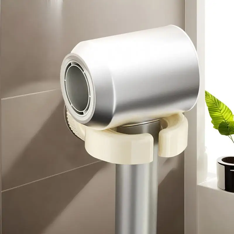 Blow Dryer Holder Hair Dryer Wall Mount Blowdryer Holder Styling Tool Organizer No Drill Stand Suction Cup Storage Rack For Most