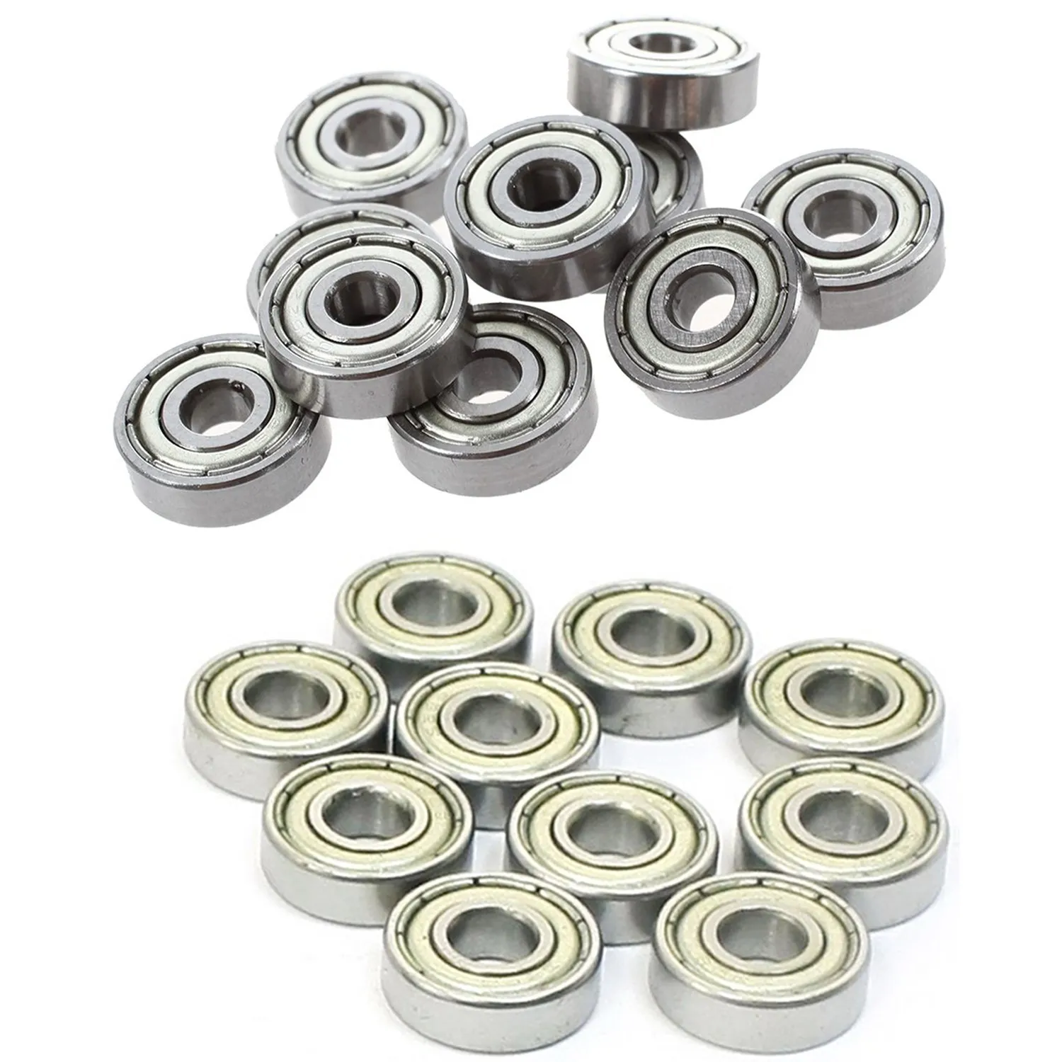 

20pcs Mini Deep Groove Ball Bearing Ball Bearing - 10Pcs 5mm x13mm x4mm & 10pcs 5mm x 16mm x 5mm