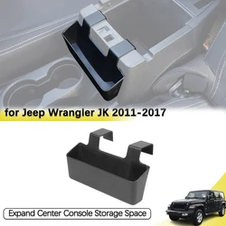 Center Console Hanging Armrest Storage Box Organizer Tray for Jeep Wrangler JK 2011-2017 Car Interior Accessory Stowing Tidying
