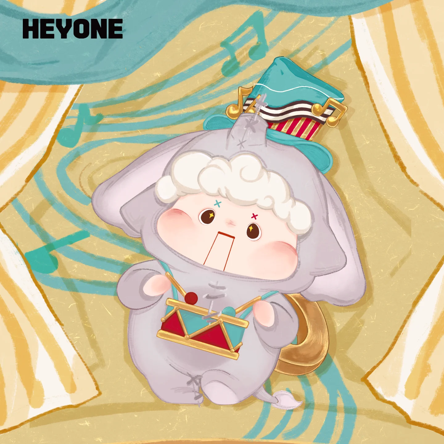 حقيقي نمط جديد Heyone Hudodo متعة خلق استوديو سلسلة صندوق أعمى صندوق غامض شخصيات لعبة عصرية مفاجأة هدية عيد #3