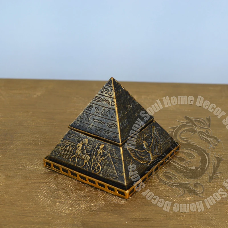 Pharaoh Khufu Pyramid Model Egypt Architecture Model Historic Egypt Landmark Replica Souvenir Gift Home Office Display Decor - Image 2