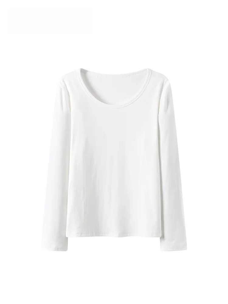 

plus Size round Ne Long Sve Knitted Sweater Women's Autumn Winter New Sle Fce Lined Casual Slimming Base irt