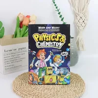 2Pcs Children's Educational Comic Book Leadership Physical Chemistry English Story Book Children's Learning Gift 8-12 Years Old. 5