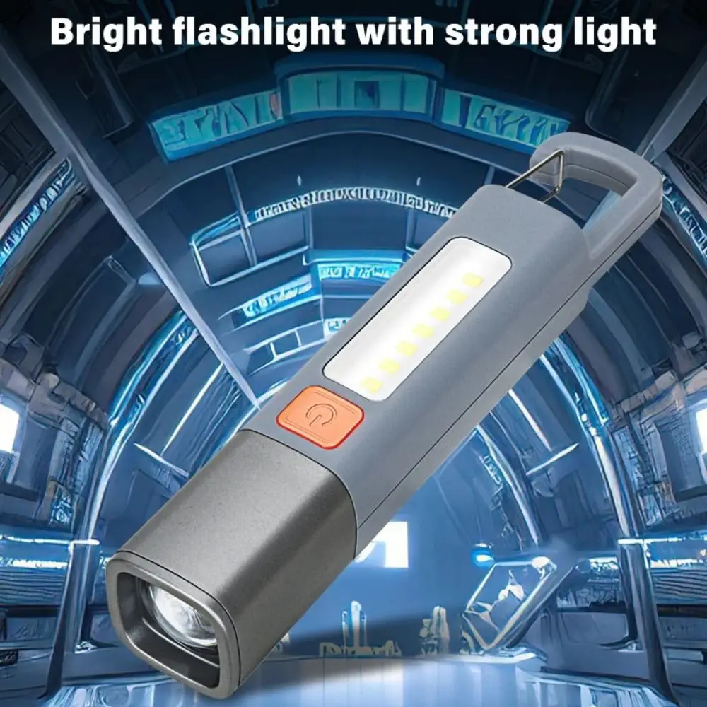 USB ชาร์จไฟฉาย LED กันน้ํา SD1023 LED COB ไฟฉายมัลติฟังก์ชั่น Zoomable XPE Bright ไฟฉายกลางแจ้ง