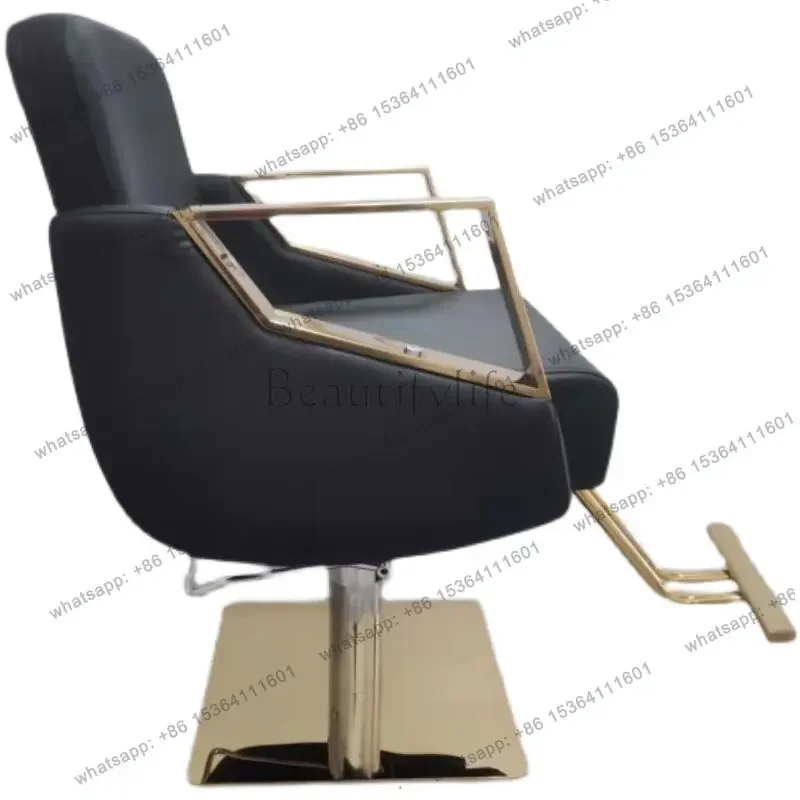 02Hair Chair Hair Salon Special Barber Shop Lifting Rotary Hair Cutting Beauty Chair